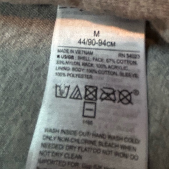 Banana Republic, NWT, Silver Jacquard Zip-Up Bomber Style Jacket. Medium - Picture 11 of 14